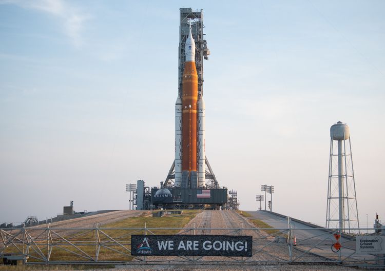 Northrop Grumman-manufactured twin solid rocket boosters will support the first flight of NASA’s Space Launch System and Artemis. Credit: NASA Northrop Grumman’s Boosters Ready to Launch a New Era of Deep Space Exploration for NASA’s Artemis Program