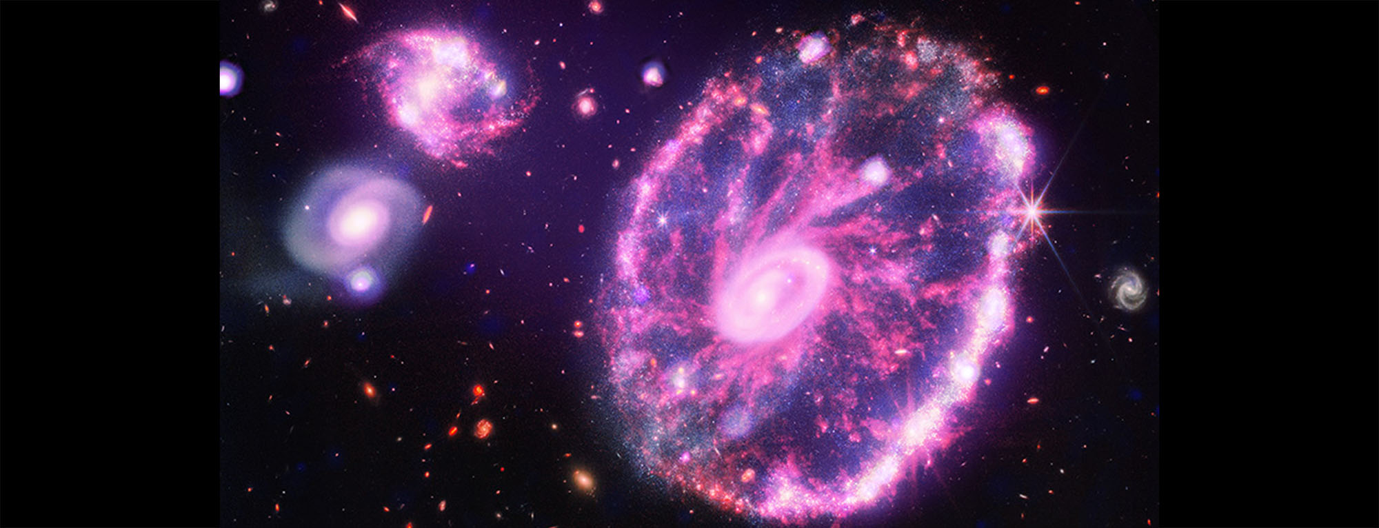Galaxy in space