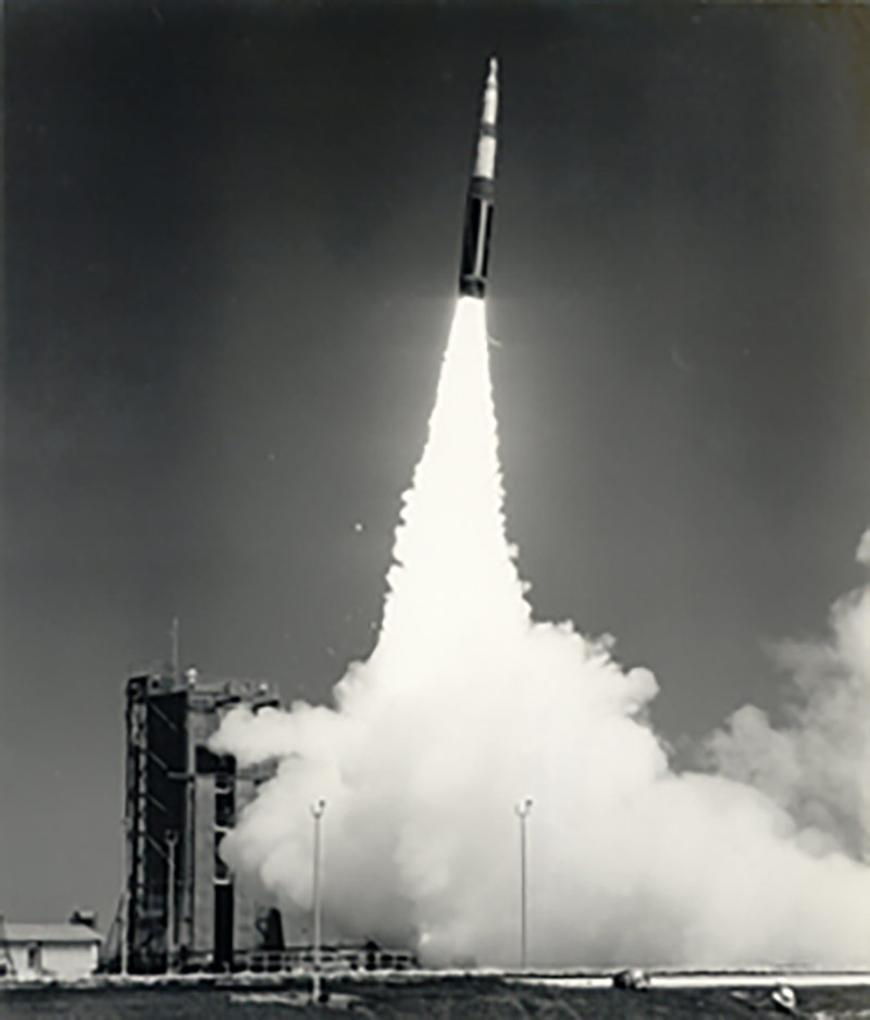 2. First Static Test Fire of a Minuteman I Stage