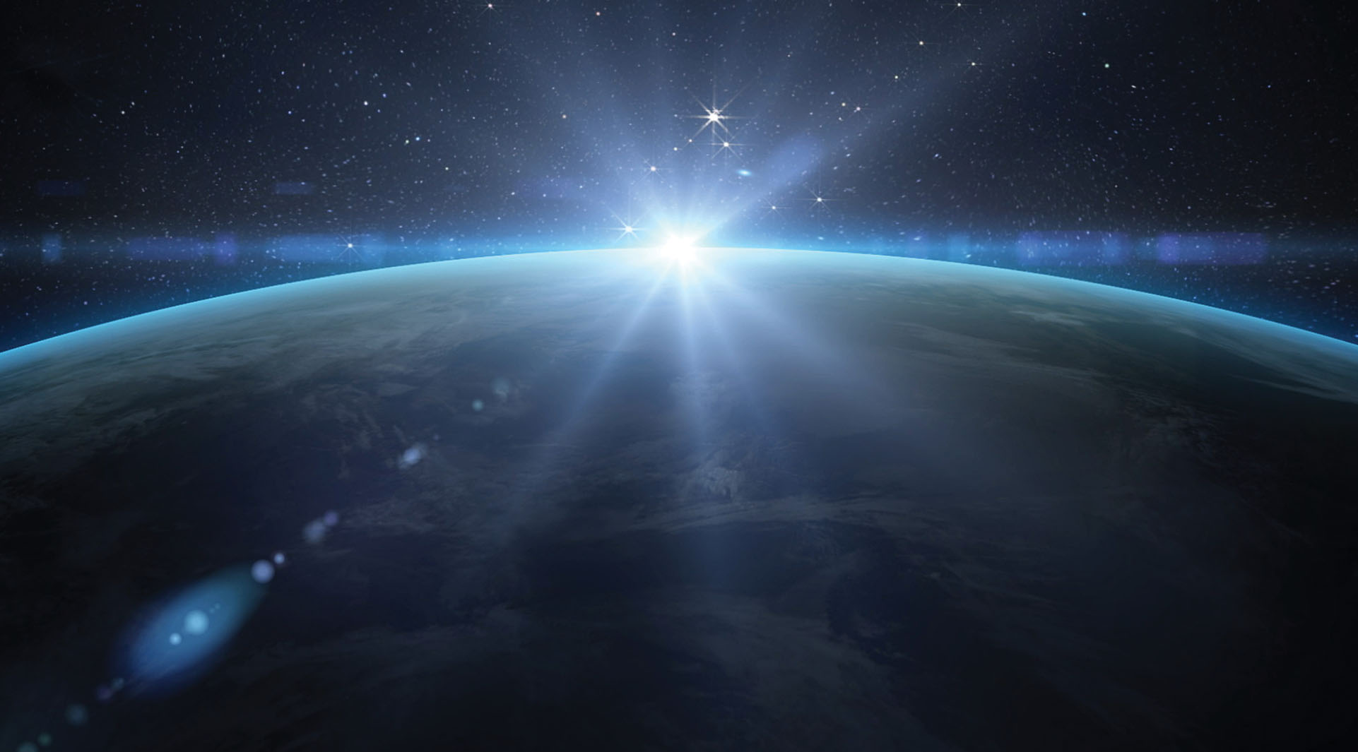 Earth Sunrise on Global Security Space – Northrop Grumman Global Space Security