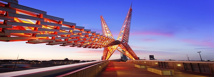 Scissortail Bridge Oklahoma City Oklahoma