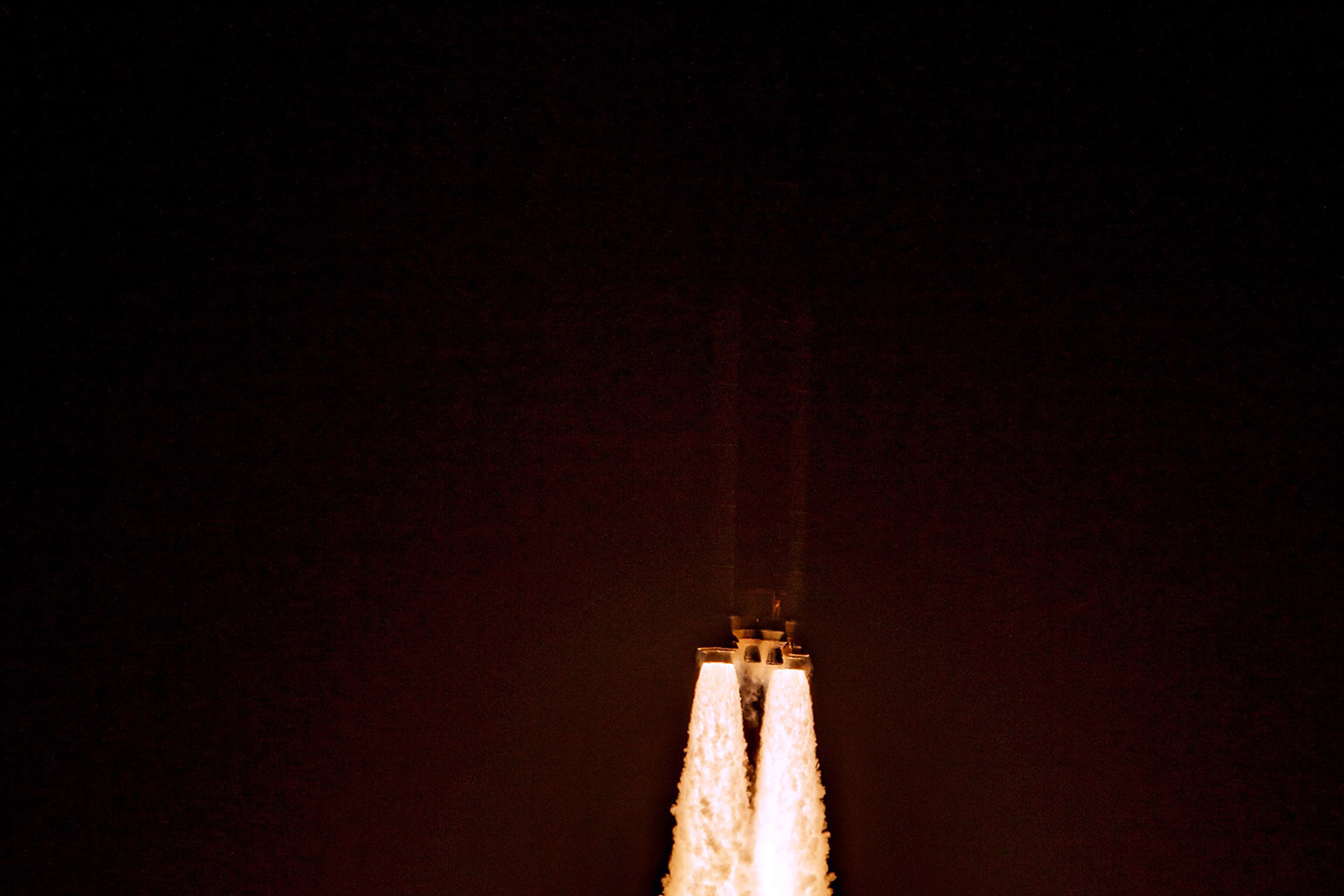 rocket being launched