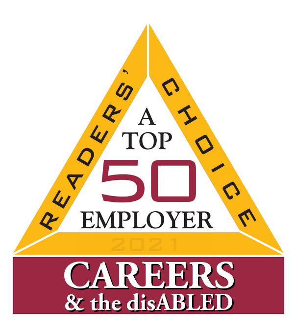 Top 50 Employers (Careers & The disABLED) <strong>Careers & The disABLED</strong> Magazine - <strong>Top 50 Employers </strong> - 2021