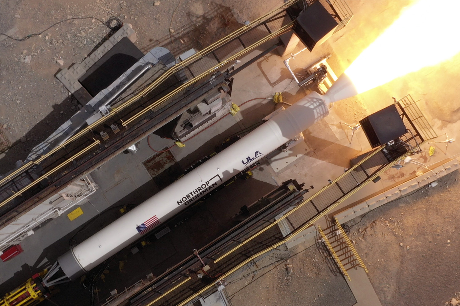 rocket motor test