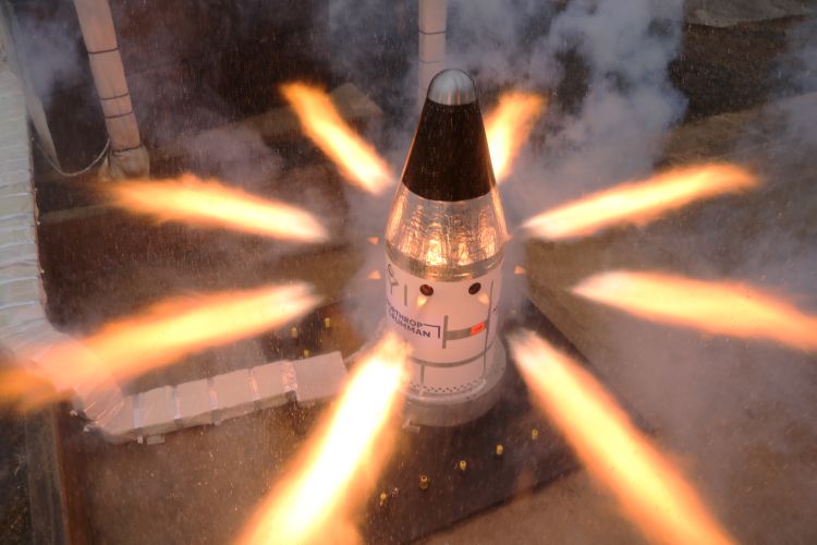 Northrop Grumman Completes Final Qualification Test for NASA’s Orion Launch Abort System Attitude Control Motor Attitude Control Motor