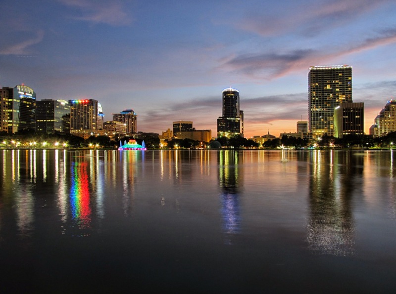 Orlando at sunset Orlando