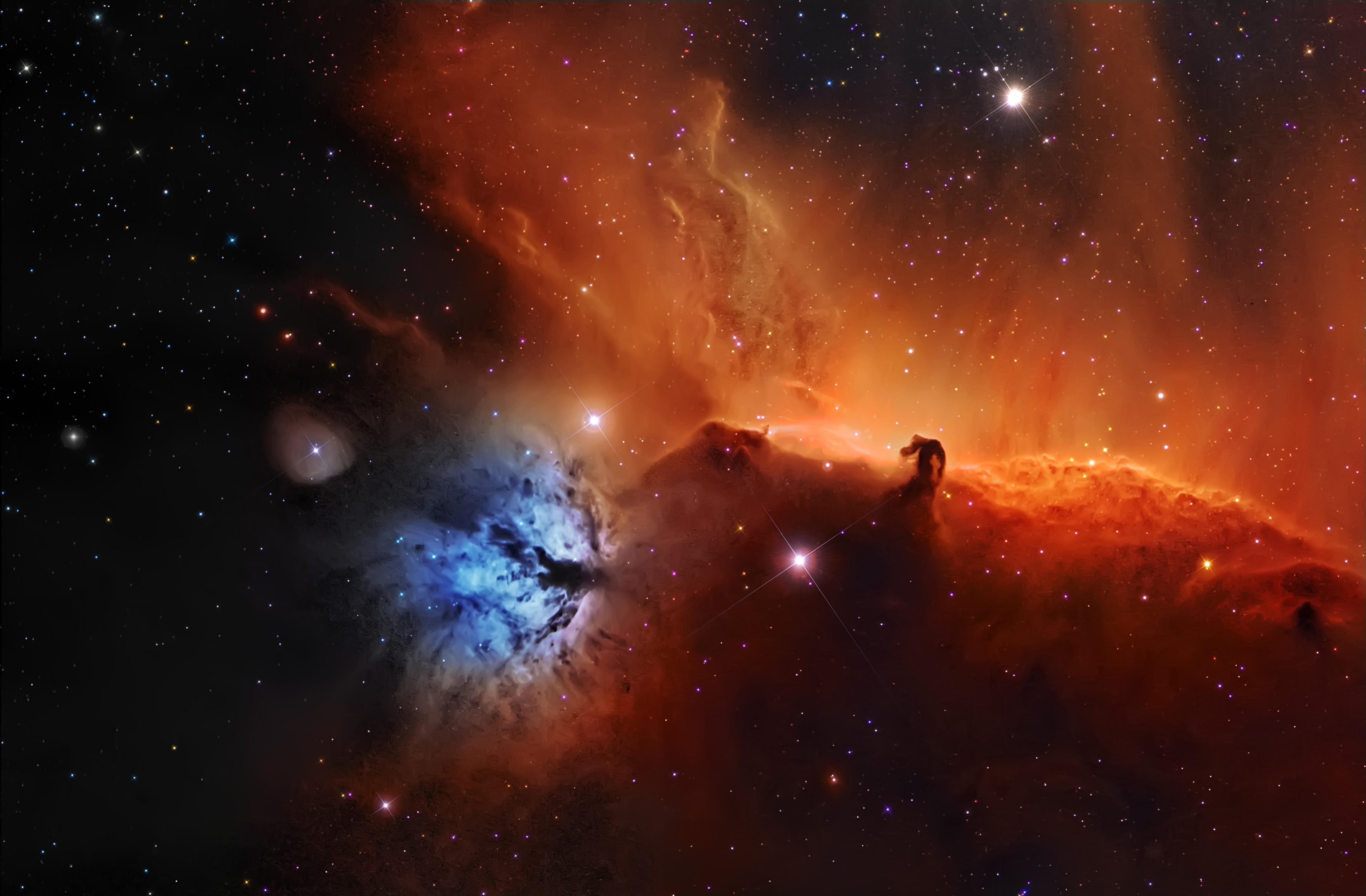 Graphic image of deep space